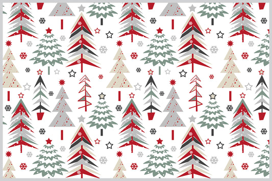 Set de 4 individuales Let it snow!