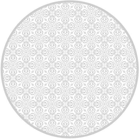 Set de 4 individuales Luckiness grey- rounded