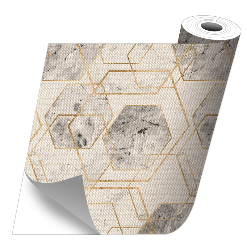 Rollo sticker Hexa gold