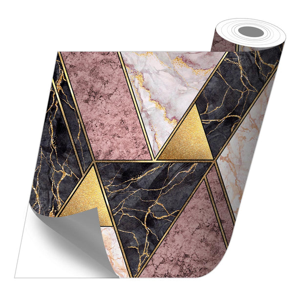 Rollo sticker Geometric marble 4