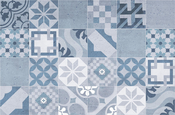 Home tiles blue