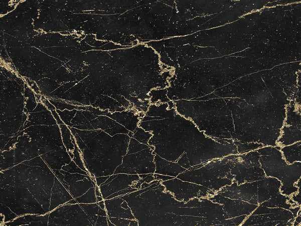 Black gold marble