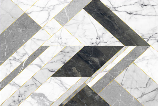 set of 4 placemats Marble geometry 2