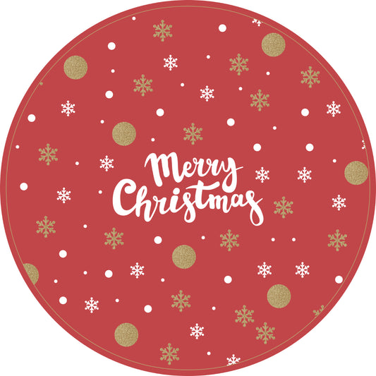 set of 4 Merry Christmas placemats 1