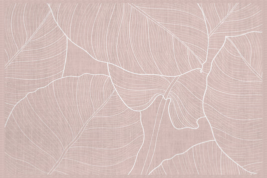 set of 4 placemats salmon leaves