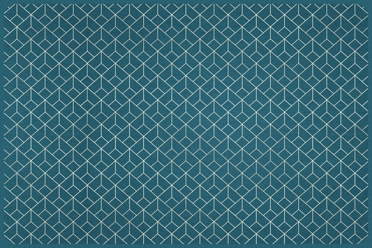 Set of 4 placemats  3d arctic geometry