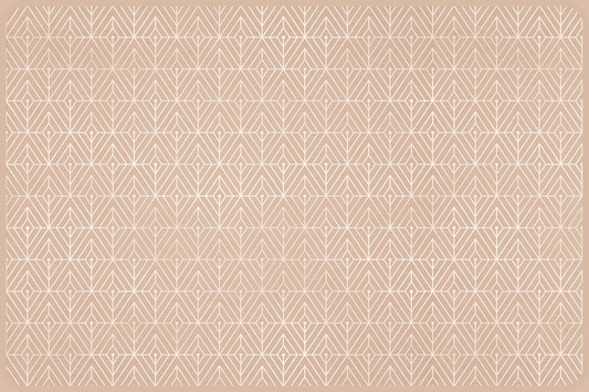 Set of 4 placemats  hazelnut geometry