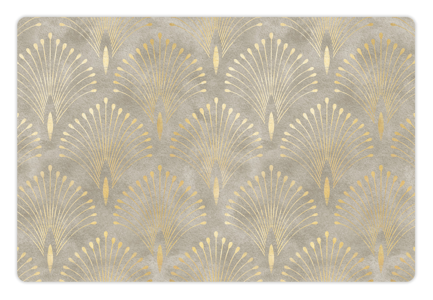 Set of 4 placemats Akira burnt sienna 