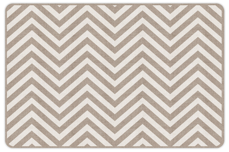 set de 4 individuales Natural chevron horizontal