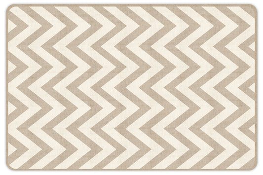 set of 4 placemats Natural chevron vertical 