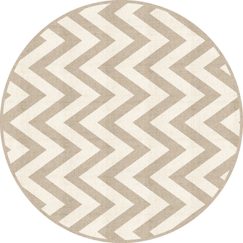 set de 4 individuales chevron vertical redondo