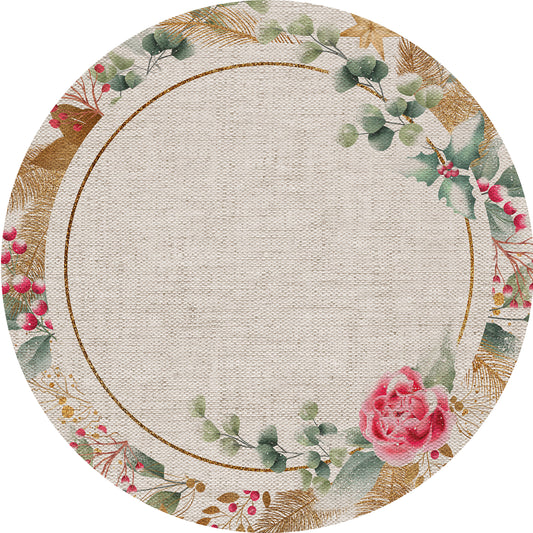 Set de table 4 unités Circular Couronne de Noël