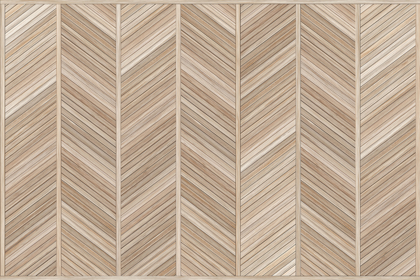  Set de table 4 unités Chevron en Bois Japandi