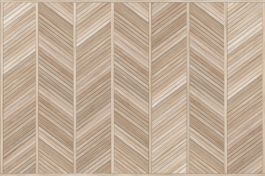  Set de table 4 unités Chevron en Bois Japandi