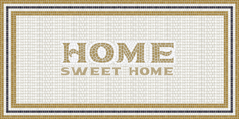 Mosaïque romano "Home sweet home"