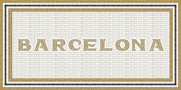 Mosaïque romano "Barcelona"