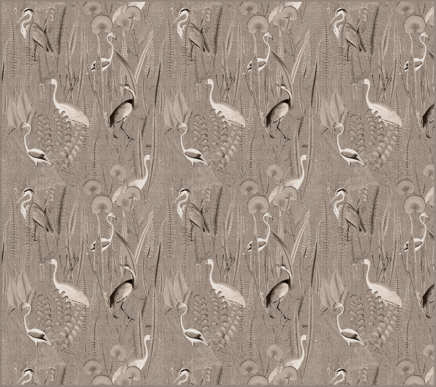 Vinyl headboard Pajaros yute