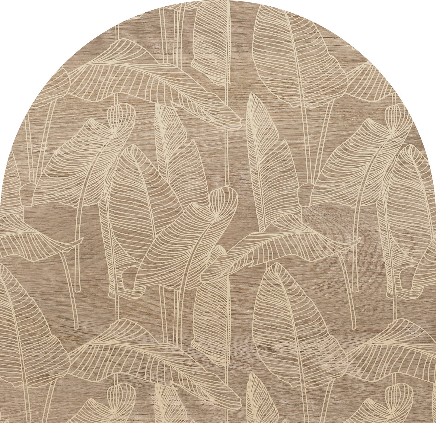 Vinyl headboard Arco Paraíso en madera