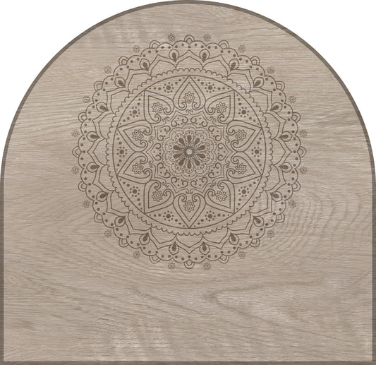 Cabecero Arco Mandala en madera