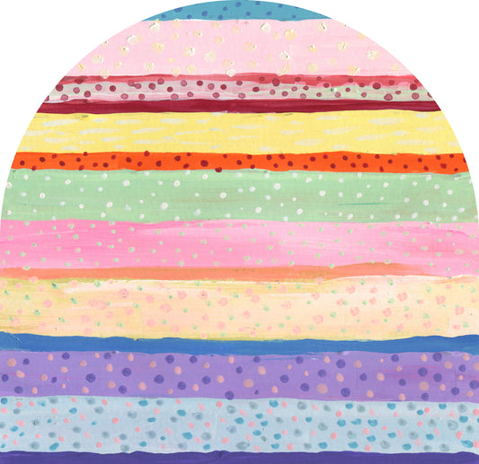 Vinyl headboard Arco Infantil Fiesta de colores