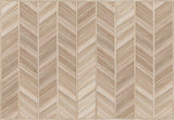 Chevron en bois Japandi