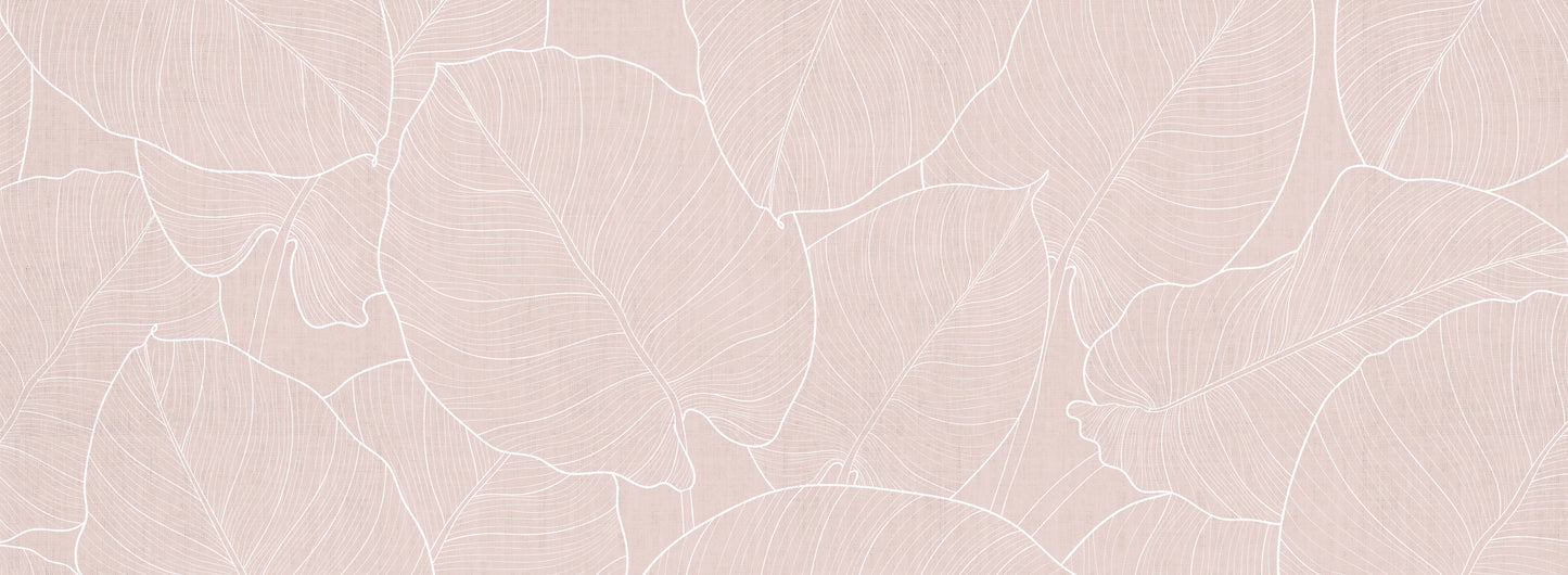 Pink Leaves Makeup