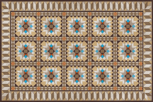 Mosaïque de carreaux vintage