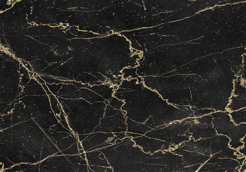 Sticker para ordenador portátil Black gold marble