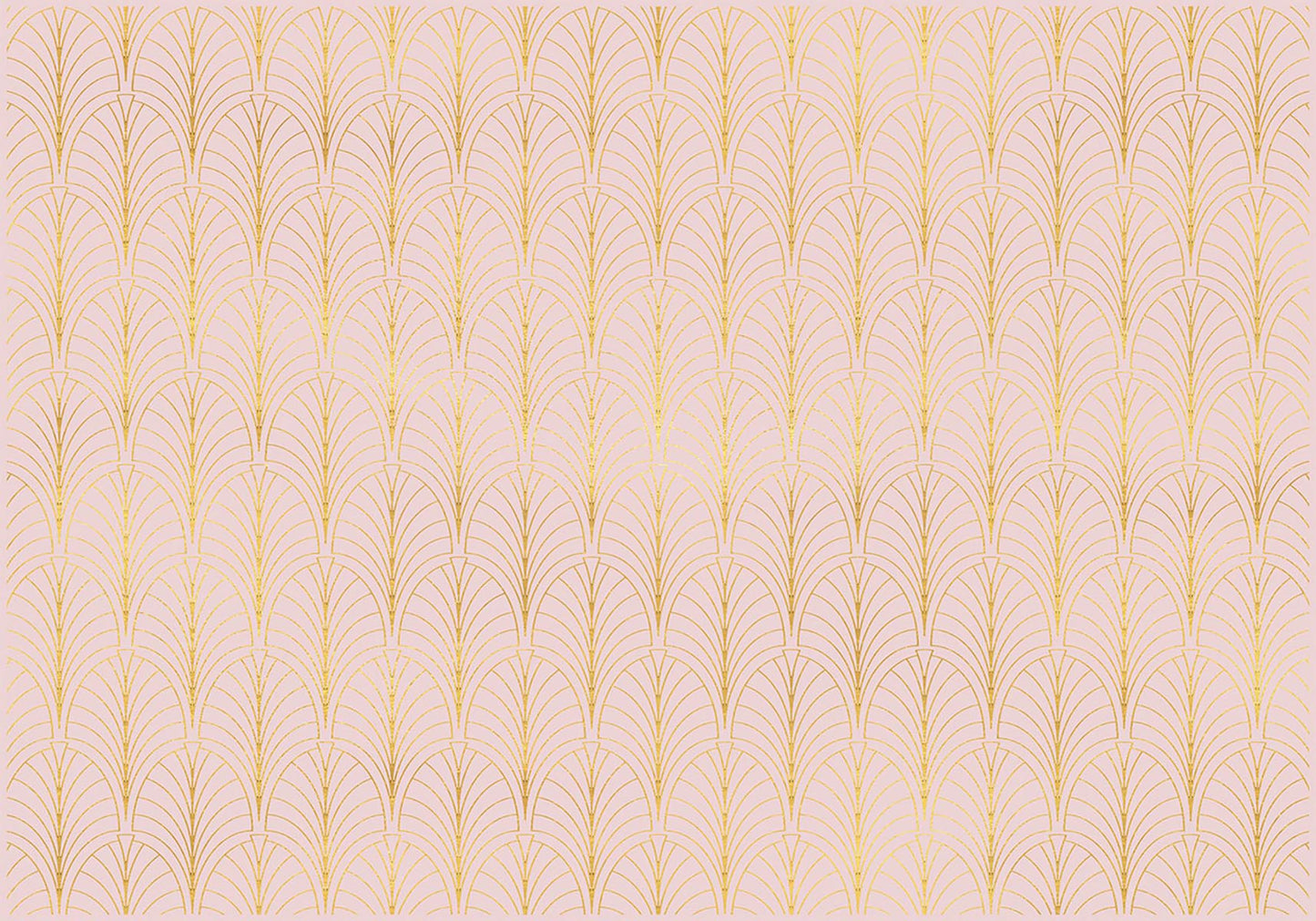 Sticker para ordenador portátil Art-decó in light pink and gold