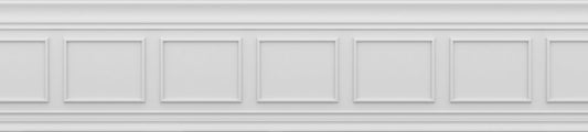 Classic Frieze Relief 2 White 135x600
