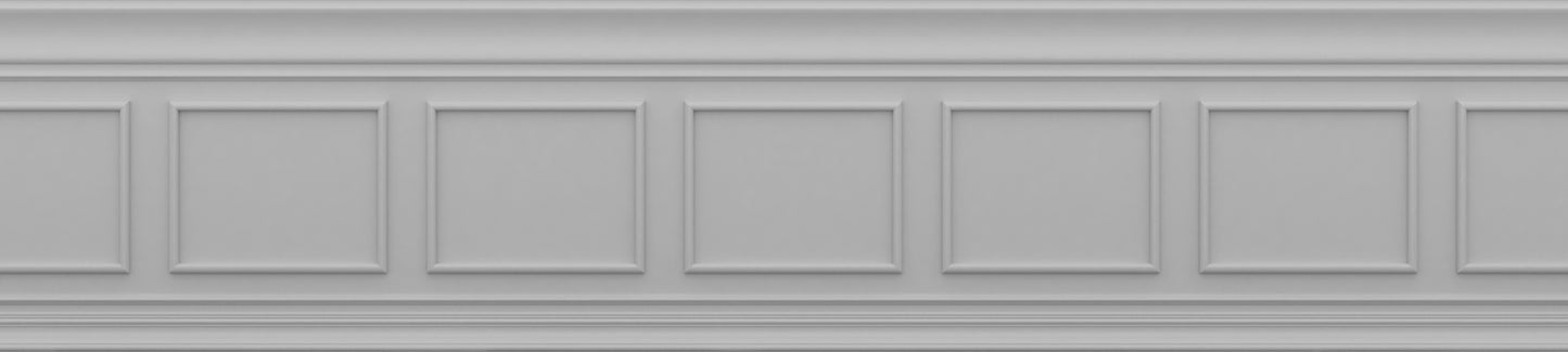 Classic Frieze Relief 2 Light Gray 135x600