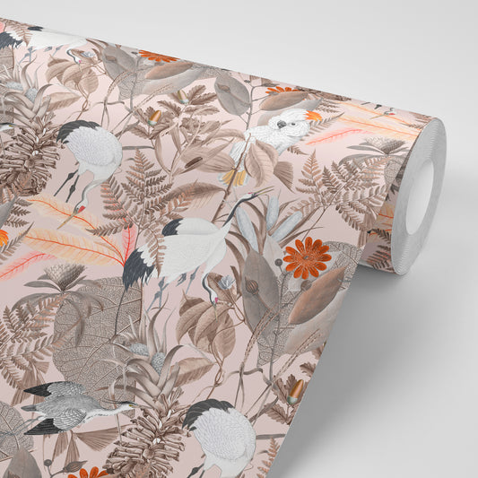 Luxury Autumn Pink Background 135x300