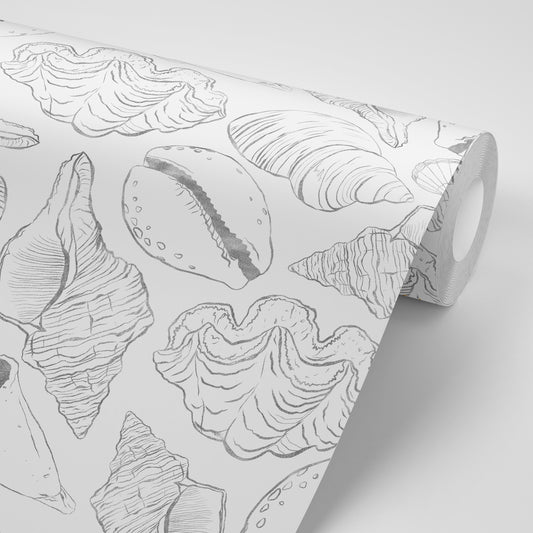 Shells Gray 135x300