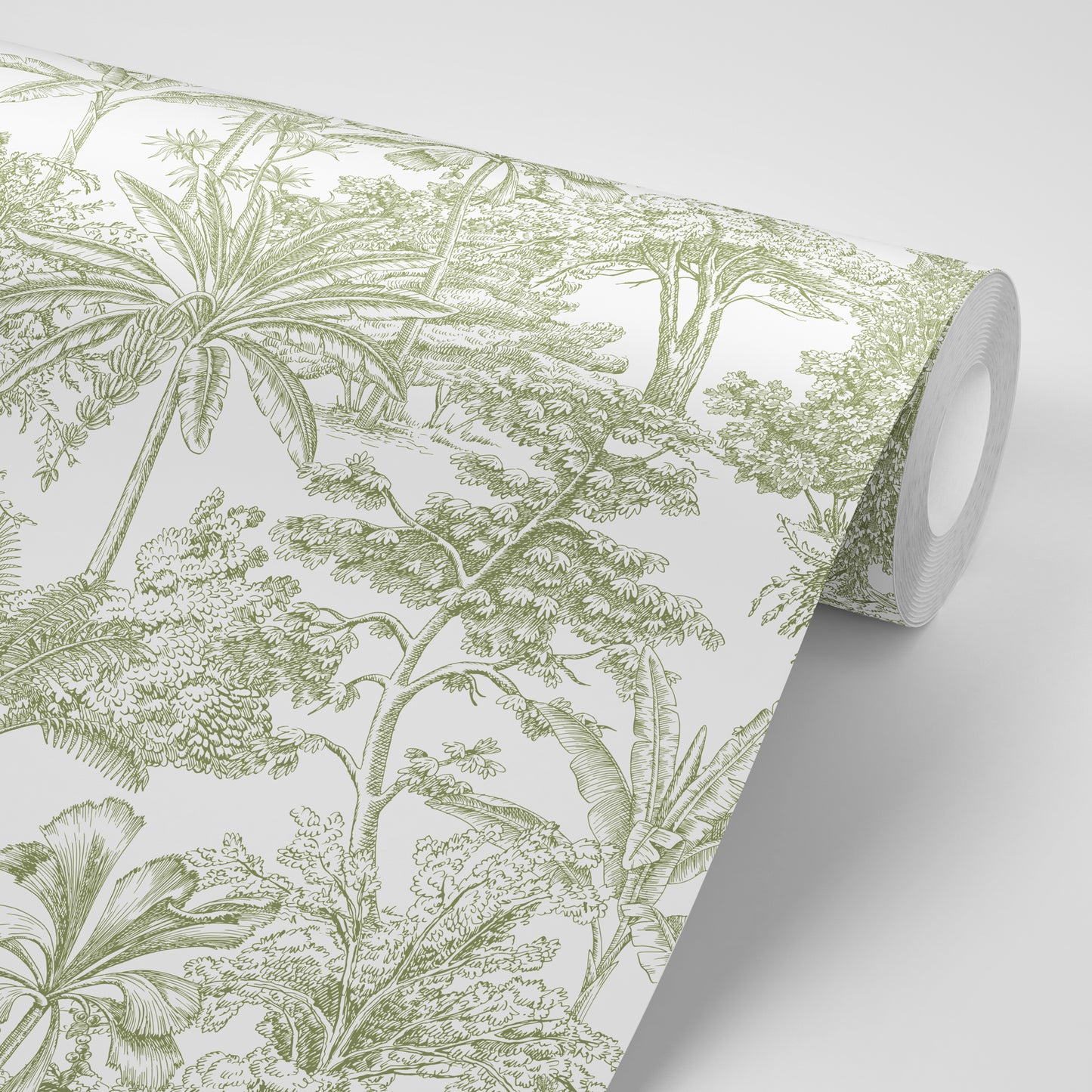 Light Green Jungle Trees 135x300