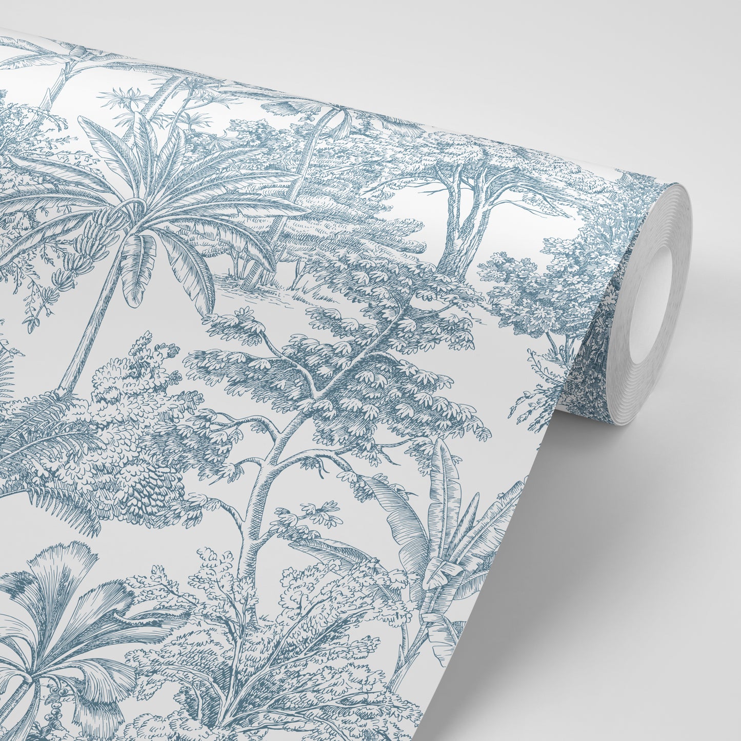 Light Blue Jungle Trees 135x300