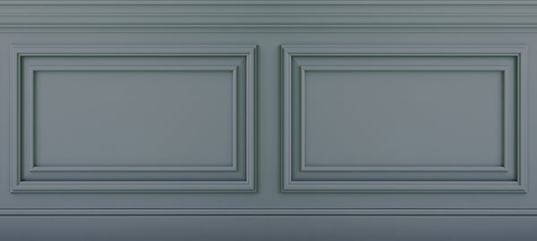 Frise Classique Relief 1 Bleu Foncé 135x600