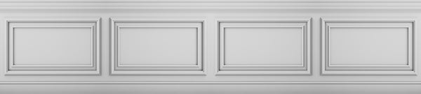 Classique Frise Relief 1 Blanc 135x600