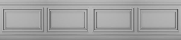 Classique Frise Relief 1 Gris Clair 135x600