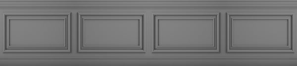 Classique Frise Relief 1 Gris Moyen 135x600