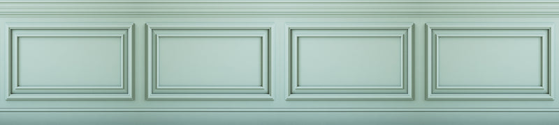 Classique Frise Relief 1 Turquoise 135x600