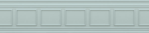 Frise Classique Relief 2 Bleu Clair 135x600