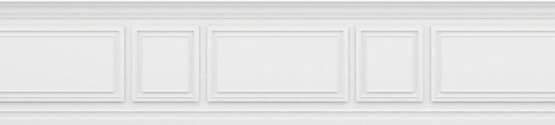 Frise Relief 3 Blanc 135x756